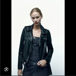 Zara Genuine Leather Jacket